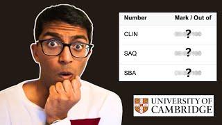 Revealing my 5th year Cambridge Medicine Exam Results!