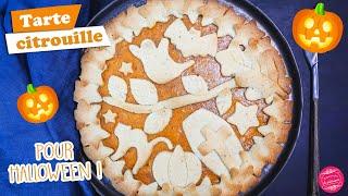  TARTE A LA CITROUILLE D'HALLOWEEN 