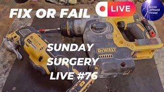 Doctor Lefthandthread Sunday Surgery Live #76 first Fix or Fail of 2025