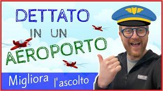 ️Esercizio di ascolto INGLESE! DETTATO in ️AEROPORTO! Riesci a capire?