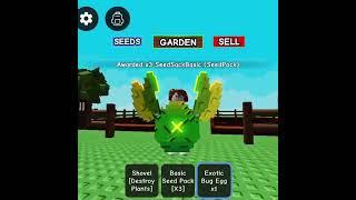 (New code) on grow a garden Code: LUNARGLOW10#roblox #edit