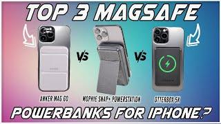 TOP 3 MagSafe Powerbanks for iPhone in 2022? | Best Apple Battery Pack Alternatives?