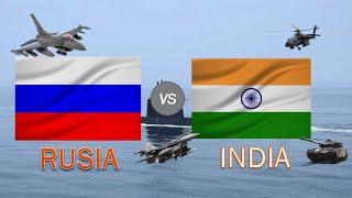 Fuerza Militar de Rusia vs India [Comparación] -  Fuerza Aérea de Rusia, Naval Armada | 2022