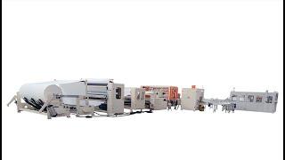 Automatic glue lamination small toilet paper making machine production line