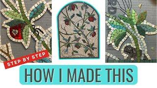 UNVEILING THE ARTISTRY: A step by step guide to how I made this mosaic