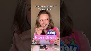 Looks like we better start packing our bags #pov #skit #funny #povs #richgirl #nicegirl #rich