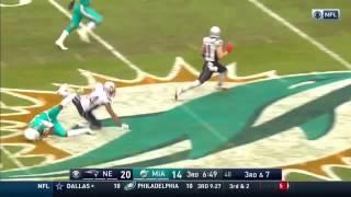 Michael Floyd's insane hit on Dolphins defender - Week 17 Patriots VS. Dolphins