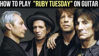 How to Play Ruby Tuesday on Guitar