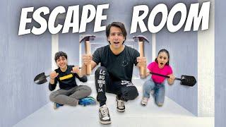 ESCAPING 100 LAYERS OF CARDBOARD WITH MY BROTHER & SISTER | Rimorav Vlogs