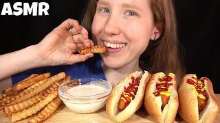 ASMR HOT DOGS MUKBANG (No Talking) EATING SOUNDS