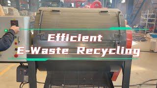 Revolutionary Efficient E-Waste Recycling Machine: Turning Trash into Treasure!