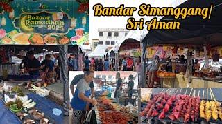 PERGI TAMU BULAT DAN BAAZAR RAMADAN STC LAMA SIMANGGANG