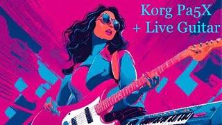 Korg Pa5X + Live Guitar - «Weekend Drive» - Improvisation by Stefan Langolf