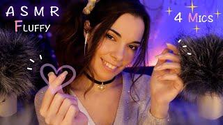 ASMR FR ~ Grattes Grattes Time  SCALP & BRAIN MASSAGE  Fluffy, Mic & Deep Scratching, Humming, Shh