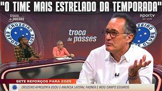 "COM CERTEZA O TIME MAIS ESTRELADO DA TEMPORADA" JORNALISTA ANALISAM O CRUZEIRO DE GABIGOL E DUDU, +