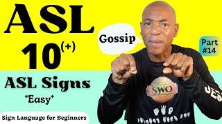 10+  'Additional' EASY ASL  Signs |  Signs for Beginners |  American Sign Language | (part 14)