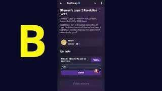 Ethereum's Layer 2 Revolution | Part 2 | Tapswap Code