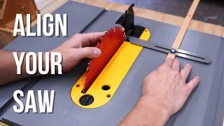 Table Saw Tune Up - Improve performance and safety