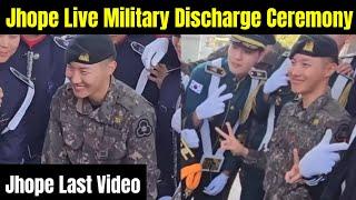 BTS Jhope Live Discharge Ceremony  | Jhope Military Last Event