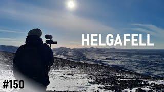 A sibling walk on Mount Helgafell