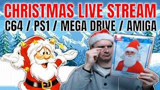 Christmas Live Stream - C64 / Amiga / PS1 / Sega Mega Drive - MJG