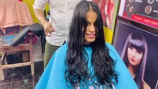 Step with long layers haircut step by step for beginners in Hindi 2024