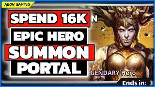 How many Legendaries can I get with  16K gems in the Epic Summon portal?  - Empires & Puzzles