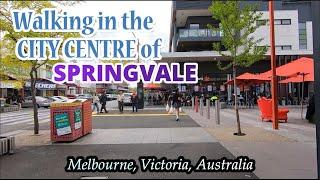 Walking Around the City Centre of Springvale, Melbourne, Australia