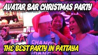 PATTAYA CHRISTMAS PARTY AVATAR BAR TREE TOWN THAILAND