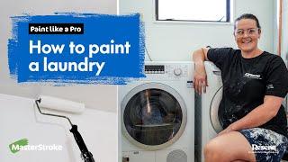 Paint like a Pro - How to paint a laundry