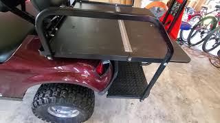 Upgrades for the cargo platform 2016 EZGO express S4 golf cart