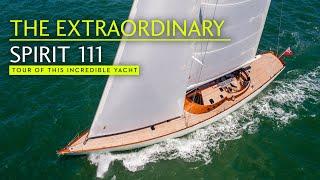 Sailing art? Full tour of the EXTRAORDINARY Spirit 111 superyacht