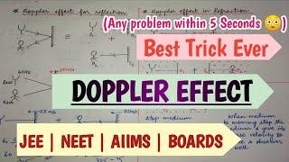 Doppler Effect Trick - JEE/NEET | Sound Waves | #DopplerEffectFormulaTrick