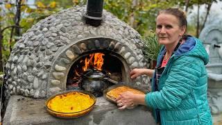 Cooking Ancient Albanian COMLEK in the Heart of the Village!  (It Tasted Insane!)