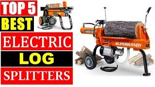 BEST Electric Log Splitters In 2024 - Top 5 Electric Log Splitters with Stand