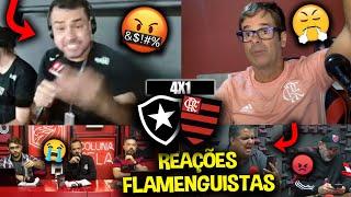 REAÇÕES dos FLAMENGUISTAS FURIOSOS com a DERROTA - BOTAFOGO 4X1 FLAMENGO [REACT BRASILEIRÃO 2024]