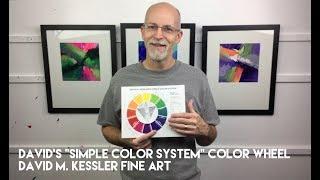 David M. Kessler's "Simple Color System" Color Wheel