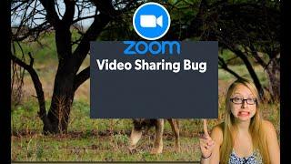 ZOOM Video Sharing Bug ~ How To Get Rid Of Black Boxes Quickly Using Quick Keys