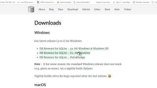 Install SQLite DB Browser