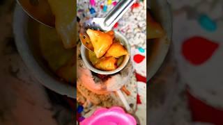 Samosa | Street Style Samosa | Imli + Green chutney -sm mini kitchen#youtubeshorts #viral #shots