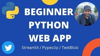 Beginner Python Web App Project | Tweet Analyzer