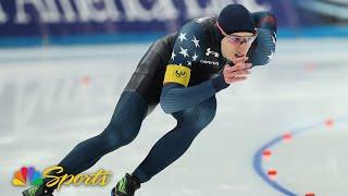 Jordan Stolz STREAKS to track record in 1000m Speed Skating World Cup win in Beijing | NBC Sports