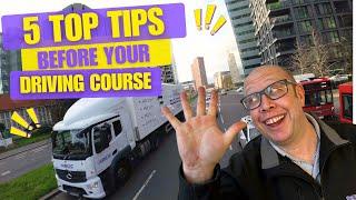 5 Top Tips before your Lorry or Bus training course! 