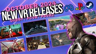 October 2024 New VR Game Releases (Quest, PCVR, PSVR2)