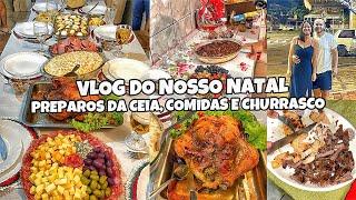 VLOG DO MEU NATAL, MUITA COMIDA E CHURRASCO