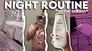 my REALISTIC WINTER night routine  cleaning, homework, skincare, etc || vlogmas day 3||