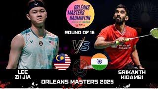 LEE Zii Jia (MAS) VS Srikanth KIDAMBI (IND)[MS]R16 |  ORLEANS Masters 2025 Badminton