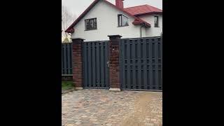 Забор в стиле РАНЧО - это горизонтальные ламели! Посмотрите пример новой работы
