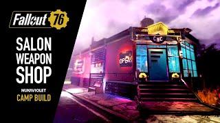 Fallout 76 Camp - Cuts N Clips (Collab with @RADRUX ) Merged camp build!