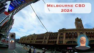 Walk in Melbourne's Central Business District (CBD) October 2023